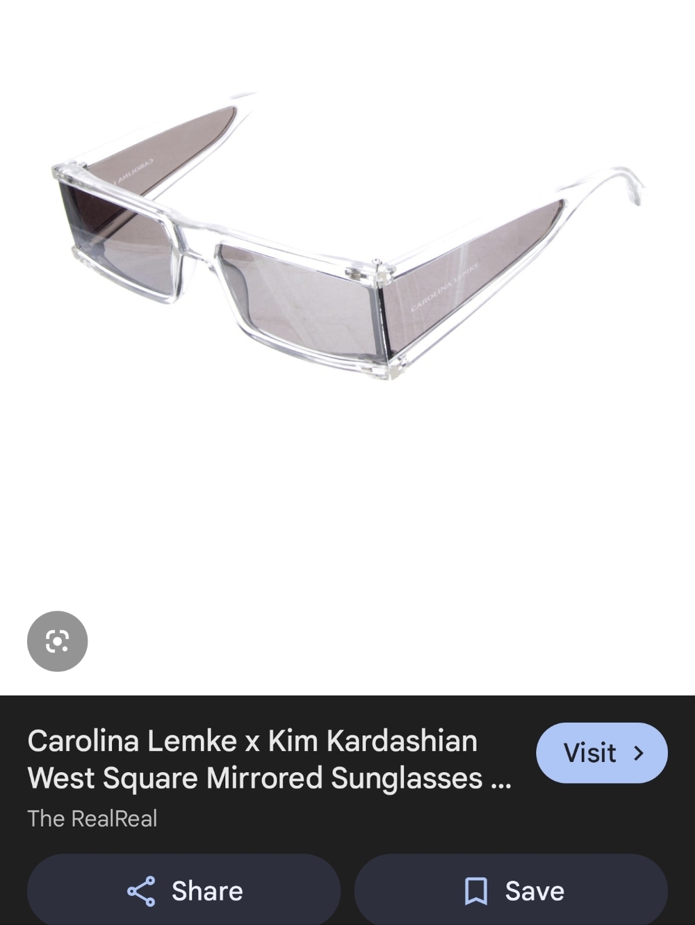 Kim Kardashian X Carolina Lemke Sunglasses